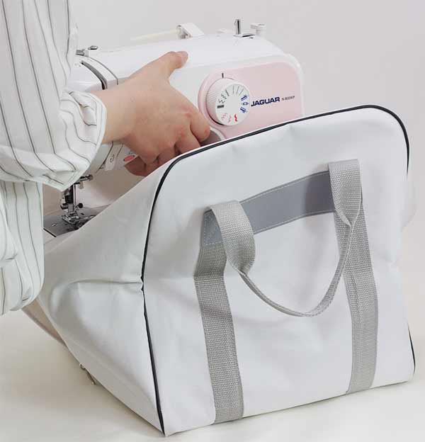 Jaguar - ジャガー 電動ミシン N400C/N400CF スクエア柄 ボタン式 Amazon | JAGUAR パワフル 簡単はじめて 電動ミシン N400C