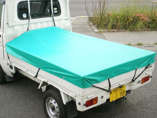 南榮工業 Nan-a Corporation トラックシート 軽トラック用 寸法1.75m×2.10m ターポスーパーグリーン TS-10 TSG 2253842