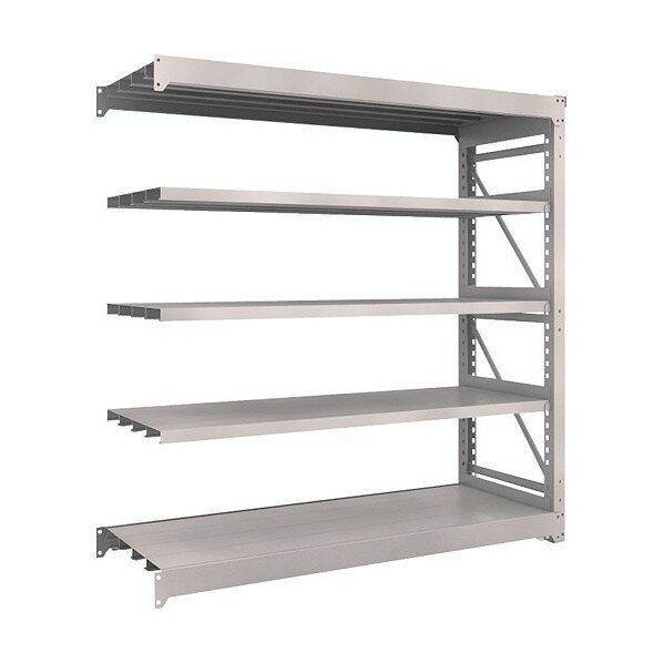 ＴＲＵＳＣＯ　Ｍ１０型重量棚　１８００Ｘ６２０ＸＨ１８００　５段　連結　ＮＧ