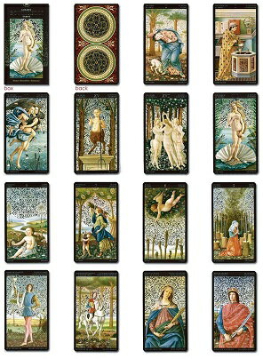 (ボッティチェリの名画がタロットカードに)ゴールデン・ボッティチェリ・タロット