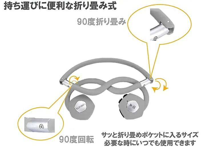 bonein BN-702M 骨伝導イヤホン 楽天市場】bonein 骨伝導 イヤホン グレー BN-702M | 価格比較 - 商品