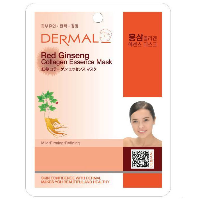 ダーマル コラーゲンエッセンスマスク 紅参    スキンケア マスク  dermal   w 33