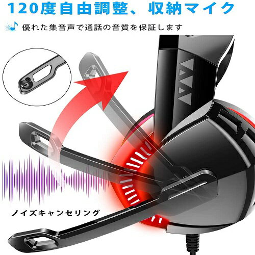 楽天市場】PHOINIKAS ゲーミングヘッドセット レッド H3 | 価格比較