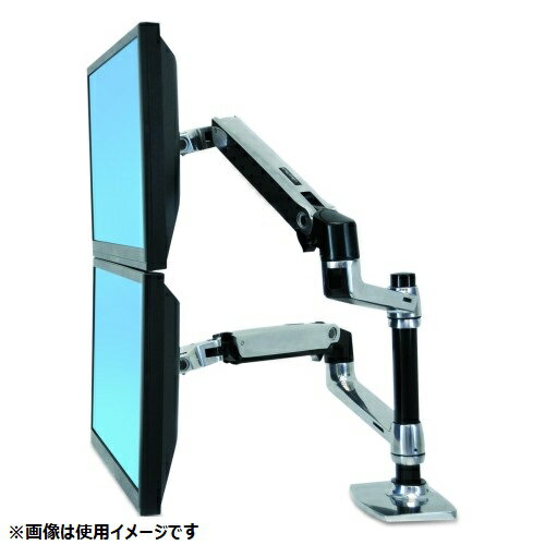 エルゴトロン LX デスクマウント デュアル モニターアーム 横型 アルミニウム 45-245-026 Amazon.co.jp: ERGOTRON エルゴトロン LX モニターアーム デスク
