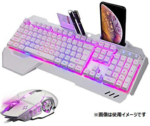 楽天市場】FELiCON ゲーミングキーボード マウスセット 英字配列 K618