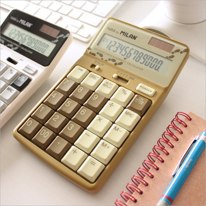 近代トレイディング MILAN R カリキュレーター No.1504127 イエロー 3622at