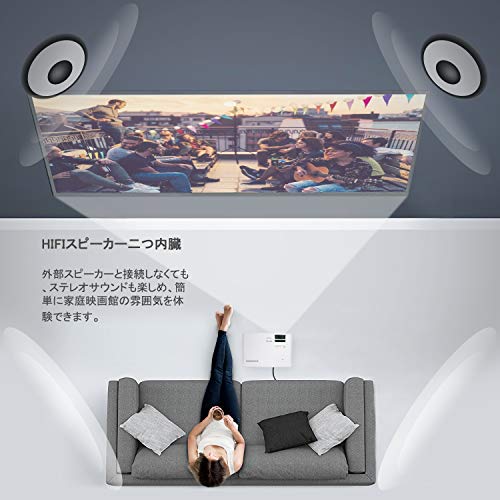 楽天市場】GooDee LEDプロジェクター 小型 プロジェクター 4500lm