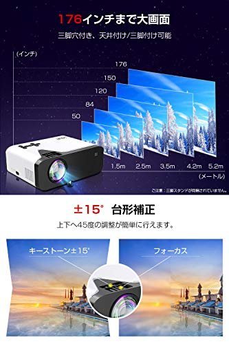 楽天市場】Yihai 小型プロジェクター ホワイト UB20 | 価格比較 - 商品