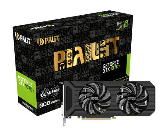 Palit GTX1070Ti 8GB DUAL NE5107T015P2-1043D GTX1070Ti/8GB GDDR5 /PCI-E 福岡筑紫