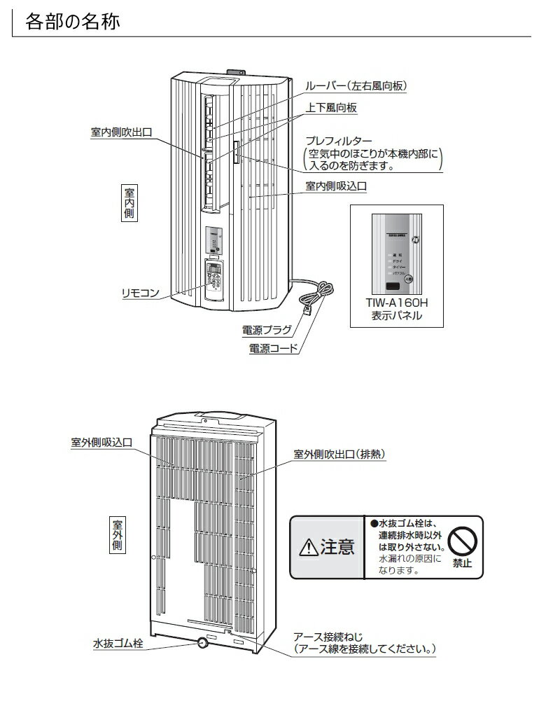 楽天市場】トヨトミ TOYOTOMI 窓用ルームエアコン TIW-A160M(W