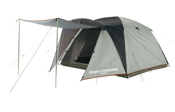 山善(YAMAZEN) キャンパーズコレクション プロモキャノピーテント5 テント キャンプ 日よけ サンシェード CPR-5UV(BK) ブラック