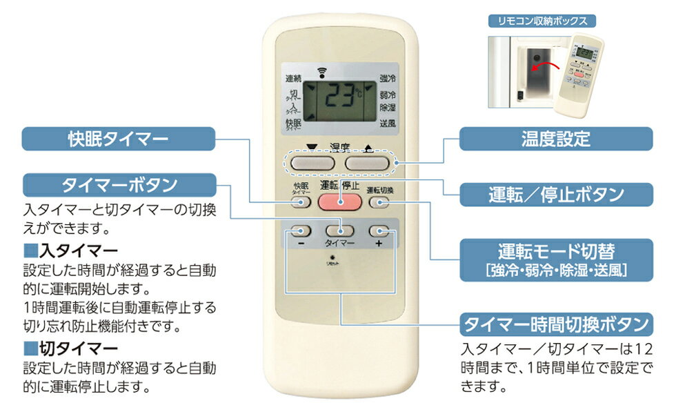 KOIZUMI 窓用エアコン KAW-1642 W ： 通販・価格比較 [最安値.com]