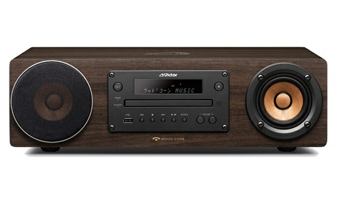 楽天市場】JVCケンウッド Victor プレミアム ウッドコーンコンポ