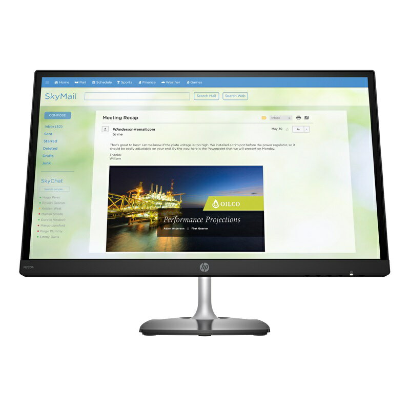 楽天市場】HP 22FW 21.5型ワイド液晶モニター ディスプレイ