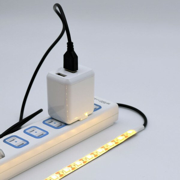 日本トラストテクノロジー USBテープLED 2m 電球色 TPLED2M-WA(1個)