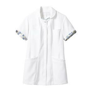 住商モンブラン ナースジャケット オフ白 アメリブルー m m lw801-13   ナース服