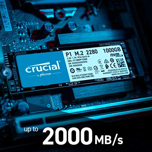 Crucial P1シリーズ 500GB 3D NAND NVMe PCIe M.2 SSD CT500P1SSD8