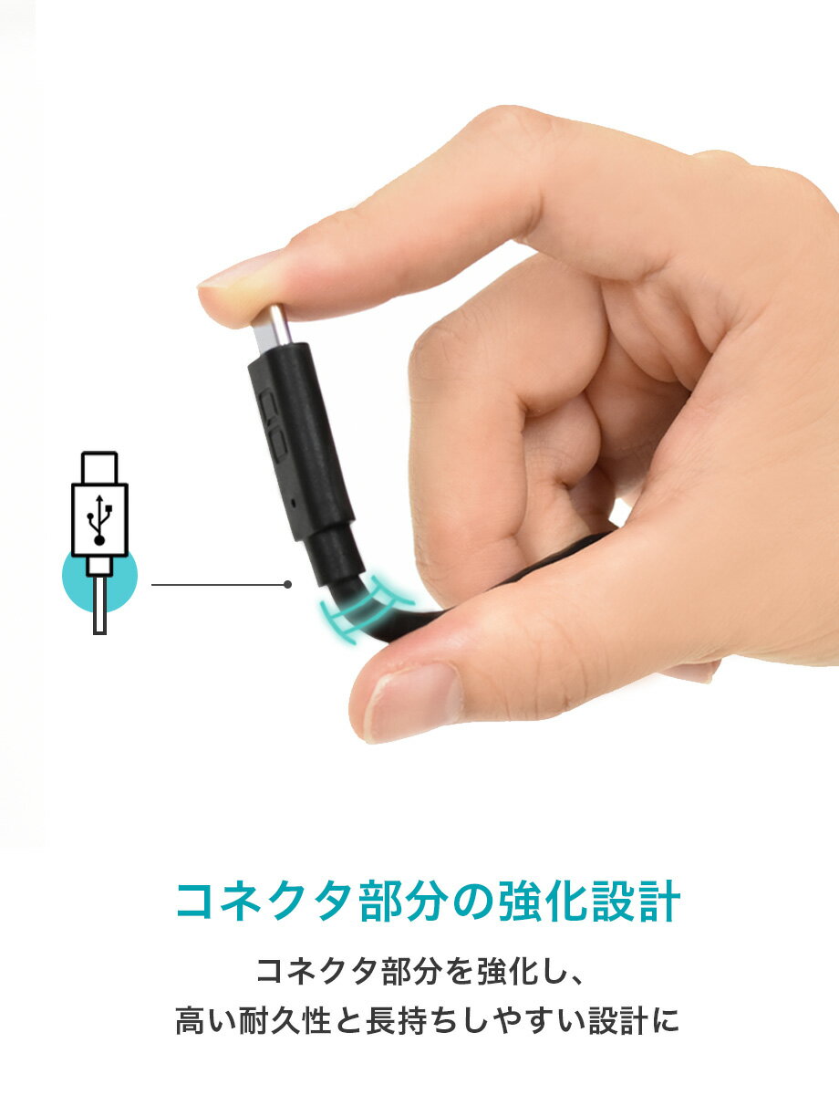 CIO Type-C to Type-C ケーブル ブラック CIO-CCPD100W-1-BK