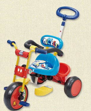 22FF1333 ミッキーマウス　手押し三輪車　ブルー 22FF1333 ミッキーマウス 手押し三輪車 ブルー 22FF1333 ミッキー