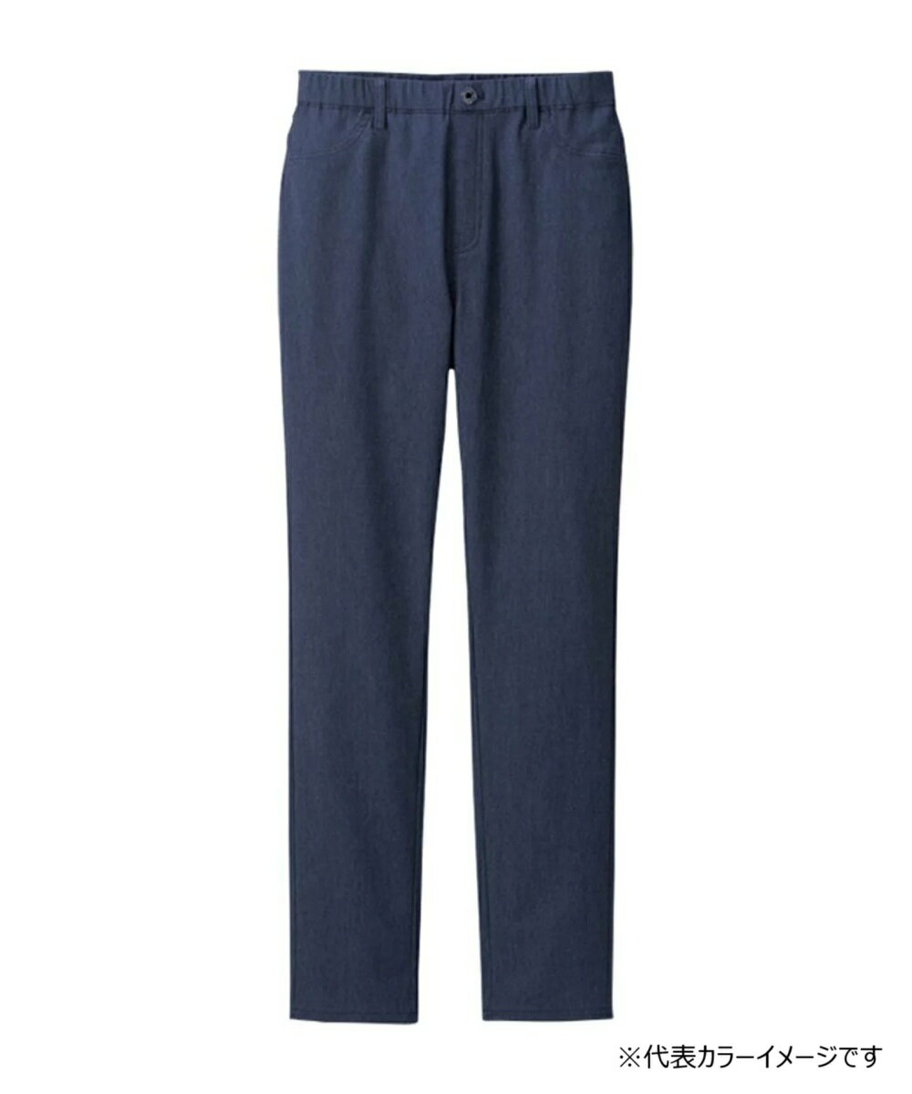 嬉しい機能付!股上深めのゆるフィット レギンスパンツ