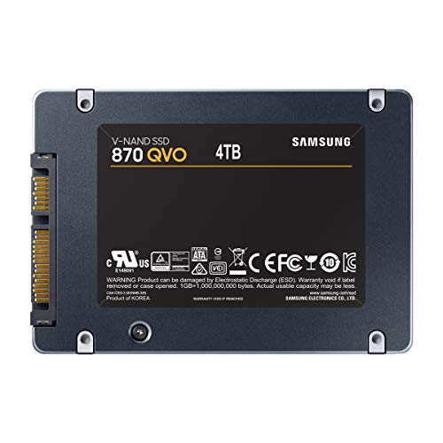 日本サムスン Samsung 870 QVO 4TB SATA 2.5インチ 内蔵 SSD MZ-77Q4T0B/EC 国内正規保証品