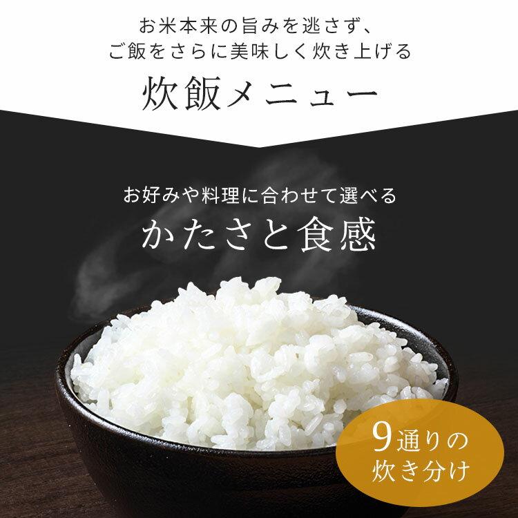 IRIS IHジャー炊飯器 5.5合 ブラック RC-IL50-B