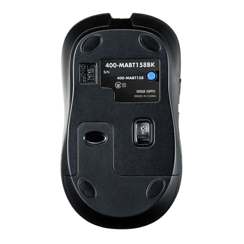 サンワサプライ Bluetooth ワイヤレスマウス ブラック 400-MABT158BK