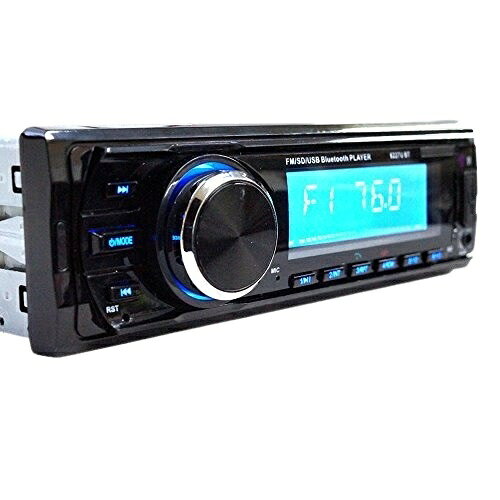 1DIN カーオーディオプレーヤー MP3プレーヤー Bluetooth ブルートゥース USBメモリ SDカード AUX DC12V 送料無 616AF