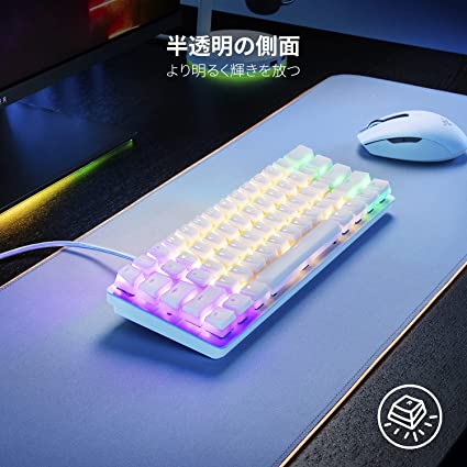 RAZER キーボードキャップセット White RC21-01740200-R3M1
