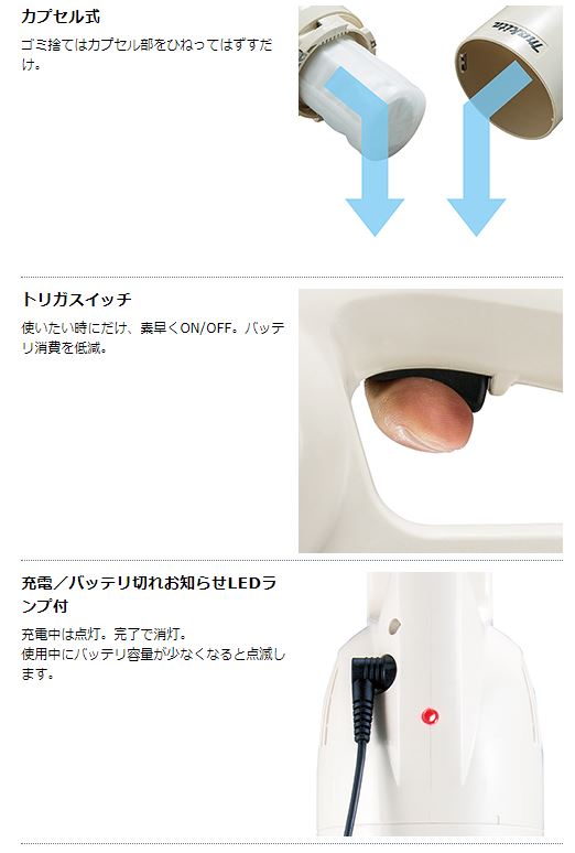 楽天市場】makita 充電式クリーナ アイボリー CL116DWI | 価格