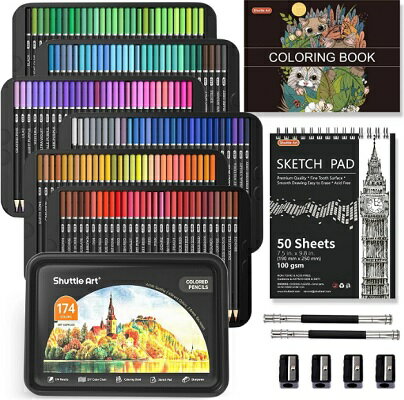 楽天市場】Shuttle Art 色鉛筆 カラーペン 172色セット | 価格比較