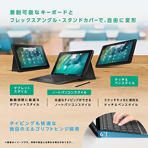 楽天市場】ASUS Chromebook Detachable CZ1 ノートパソコン CZ1000DVA