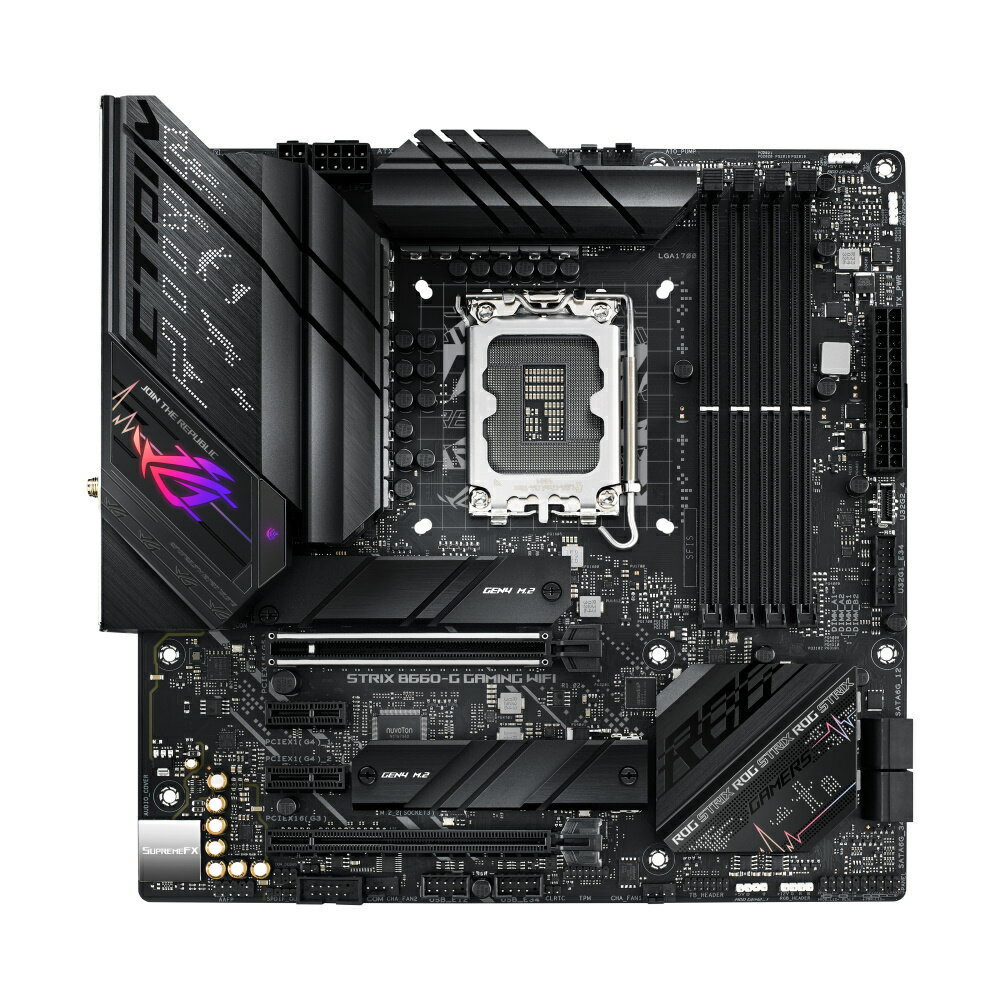 ASUS MicroATXマザーボード ROG STRIX B660-G GAMING WIFI