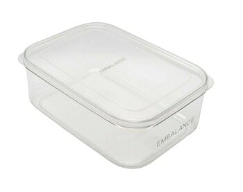EMBALANCE エンバランス エンバランス クリアコンテナ XL 保存容器 プラスチック 2200ml 鮮度保持 日本製 シンプル