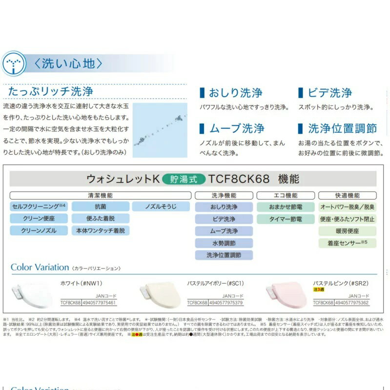 楽天市場】東芝ホームテクノ TOSHIBA 貯湯式温水洗浄便座 SCS-TCK900