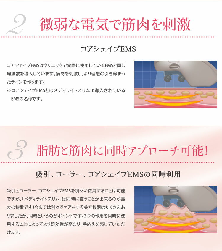 楽天市場】メディライトスリム パワフル吸引とローラー | 価格比較