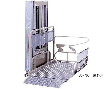 楽天市場】いうら 車椅子用電動昇降機 屋外用/UD-700 【いうら 