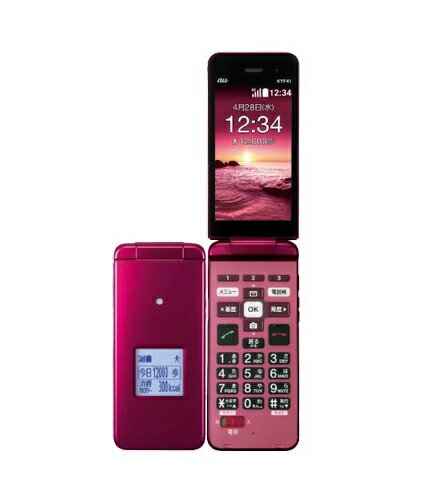 SHARP - 505SH ワインレッド 本体 白ロム  M777 ムスビー｜【SIMフリー】かんたん携帯9 505SH ワインレッド