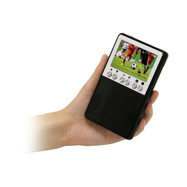 【新品未使用】3インチ液晶ワンセグTV／FM・AMラジオ【APR-02B】 3インチ液晶ワンセグTV／FM・AMラジオ（APR-02B）｜A-Stage inc.