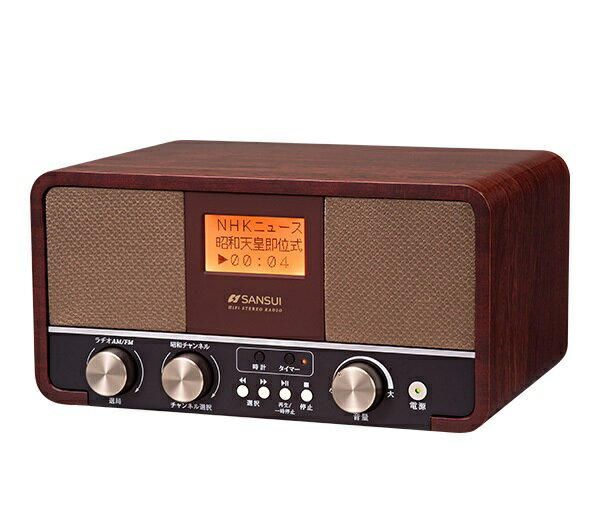楽天市場】ドウシシャ SANSUI 真空管ハイブリッドCDステレオ SMS