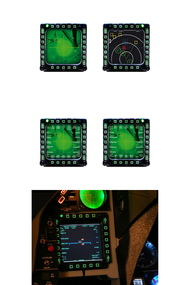 楽天市場】MSY Thrustmaster MFD Cougar F-16 多機能USBコックピット