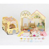 シルバニアファミリー　森のようちえん　たのしい通園・おゆうぎセット 楽天市場】エポック社 シルバニアファミリー 森のなかよしようちえん