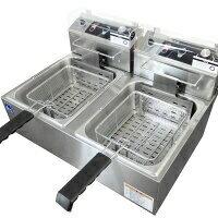 楽天市場】安吉 KIPROSTAR 電気フライヤー2槽式卓上タイプ PRO
