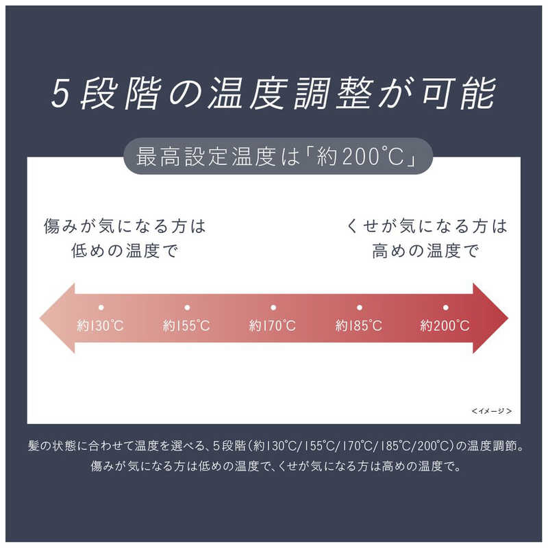 Panasonic ストレートアイロン ナノケア ブラック EH-HS0J-K