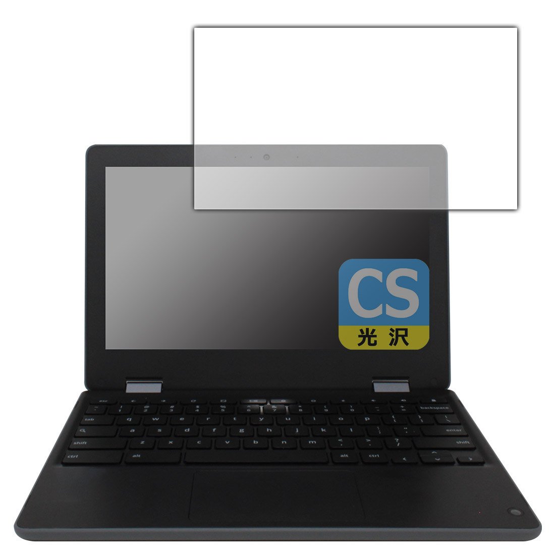 PDA工房 ASUS Chromebook Flip C214MA (C214MA-GA0029)対応 Crystal Shield 保護 フィルム 3枚入 光沢 日本製 120PDA60239670