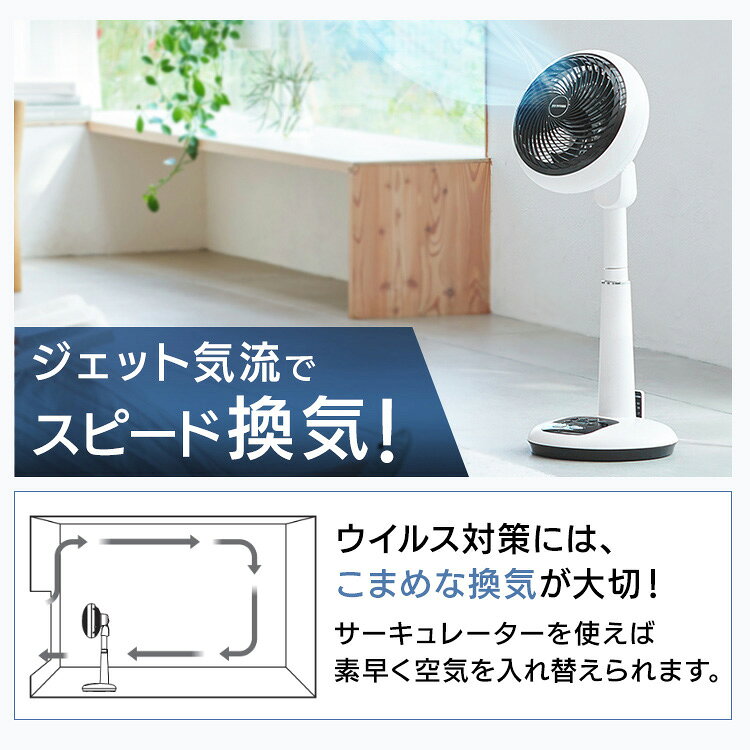 楽天市場】アイリスオーヤマ IRIS サーキュレーター扇風機 KSF-DC182T