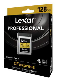 【新品未開封】レキサー Lexar LCFX10-128CRB 楽天市場】Lexar Professional CFexpress Type B メモリーカード 128GB