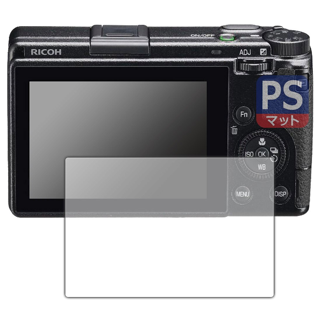 PDA工房 RICOH GR IIIx/GR III/GR III Diary Edition対応 PerfectShield 保護 フィルム 反射低減 防指紋 日本製 120PDA60236303