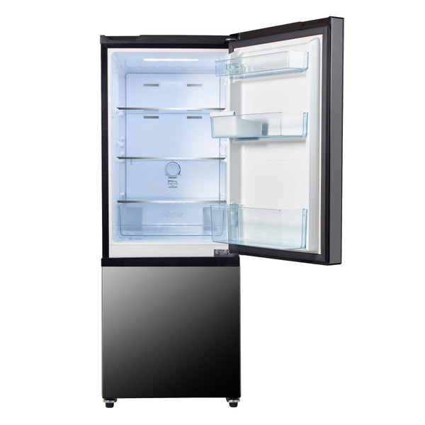 ハイセンス 冷凍冷蔵庫 162L ミラーブラック HR-G16AM