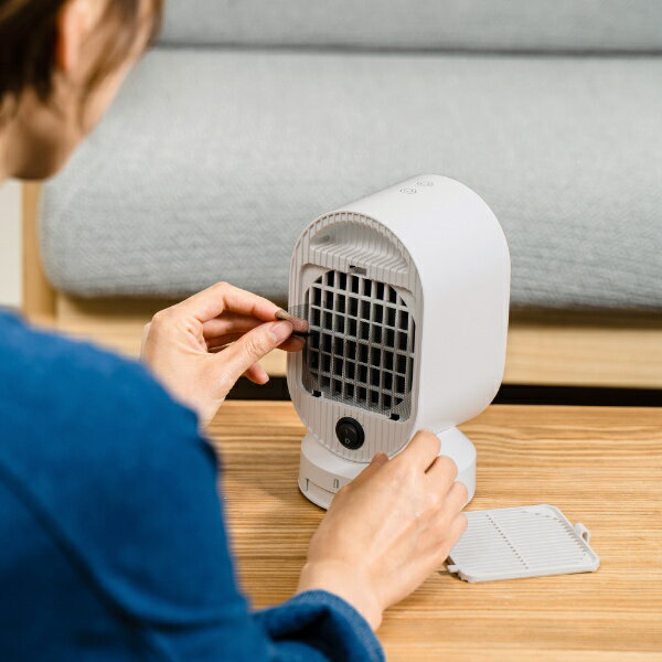 plus+more セラミックファンヒーター MO-WA004-WH